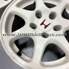 JDM EK9 Civic Type R White 5 Lug Wheels